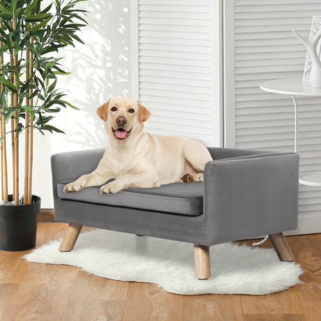 PaWz Pet Sofa Bed Dog Warm Soft Lounge Grey-2018816849411706886