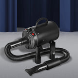 Dog Cat Pet Hair Dryer Grooming Blow Black - Rear View