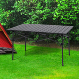 Levede Folding Camping Table Portable - 45-Degree Angle