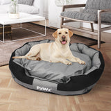 PaWz Waterproof Pet Dog Calming Bed Large - Rear View
