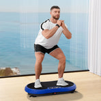 Centra Vibration Plate Train Exercise Machine Blue-2006732711632441350