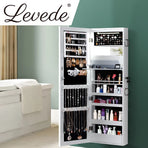 Levede Mirror Jewellery Cabinet Jewelry-2006733194304557062