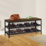 Levede 3-Tier Shoe Rack Bench 100cm-2018816853186580486