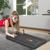 Centra Multifunctional Fitness Abdominal Board Grey - Rear View