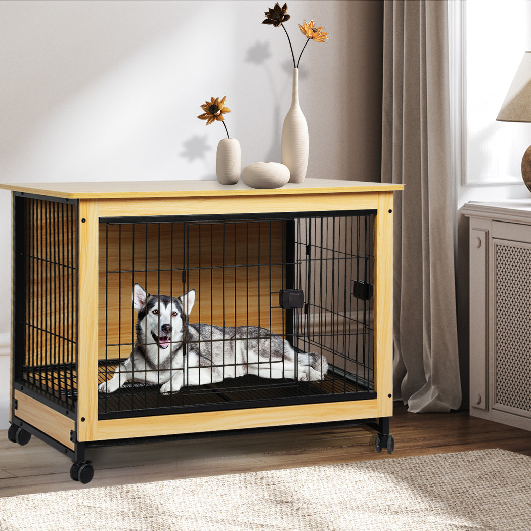 PaWz Wooden Wire Dog Kennel Side End XXL XX-Large-2018816921830559750