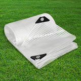Manan Tarp Tarpaulin 200GSM Camping 4.3mx6.1m - Rear View