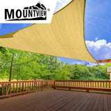 Mountview Outdoor Awning Cloth Sun Shades Sand 180 - Rear View