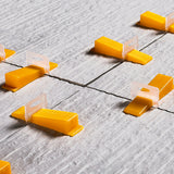 1000x 3MM Tile Leveling System Clips - Rear View