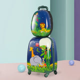 BoPeep 16''13'' 2PCS Kids Luggage Set Jungle-2018816802896875526