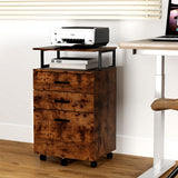 Levede Mobile File Cabinet 3 Drawers Home Office Desk-2006732762572263430