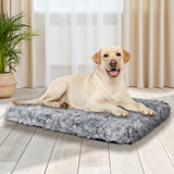 PaWz Dog Mat Pet Calming Bed Memory L Charcoal Large - Rear View