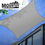 Mountview Sun Shade Sail Cloth Canopy Charcoal 180 - Rear View