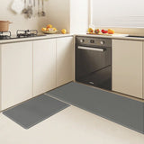 Marlow Kitchen Rug 2PCS Non Slip Anti Fatigue Mat Grey - Rear View
