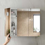 Levede Bathroom Mirror Cabinet 90CM-2018816842503688198