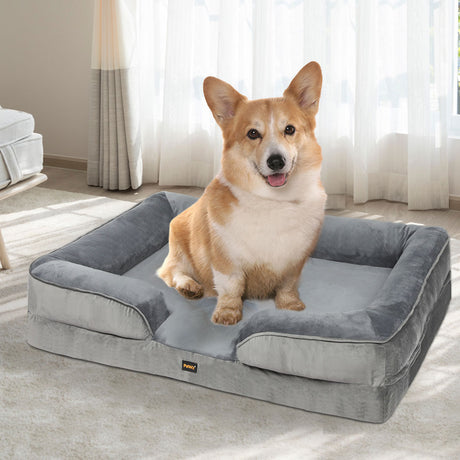 PaWz Memory Foam Pet Sofa Bed Cushion M Medium-2006732993451921414