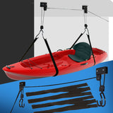 Monvelo Kayak Hoist Pulley 54KG Bike - Rear View