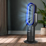 Spector Bladeless Fan Cooler Heater Black - Rear View