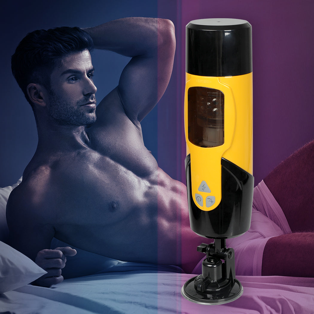 Urway Masturbation Cup Vibrating Pocket Yellow-1954802636633018374