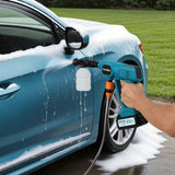 Traderight Cordless Portable Pressure Washer 50Bar - Rear View