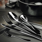 Stainless Steel Cutlery Set Travel Knife Black-2018816724035571718