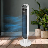 Spector Tower Fan Portable Oscillating White - Rear View