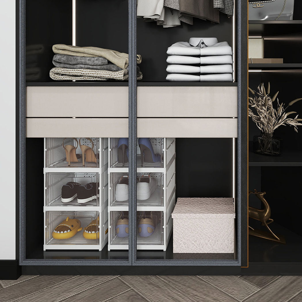 Levede 6 Pcs Shoe Box Home Shoe Shelf Storage Organizer-2006733421182849030