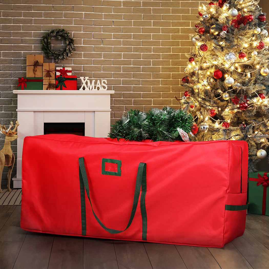 Christmas Tree Storage Bag Extra Large Red-2018816671581605894
