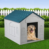 PaWz Dog Kennel Outdoor Indoor Pet Plastic L Blue-2018816810425651206