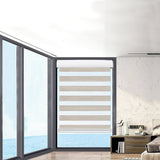 Marlow Blackout Zebra Roller Blind Curtains 60x210 Beige-2018816692154667014