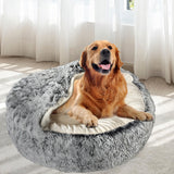 PaWz Pet Dog Calming Bed Warm Soft Plush XL X-Large - Rear View