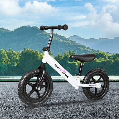 BoPeep Kids Balance Bike Ride On Toys White-2006733050679005190