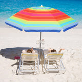 Mountview 2M Outdoor Beach Umbrellas Sand Colorful - Rear View
