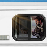 Manan Caravan Sliding Window Motorhome - Rear View