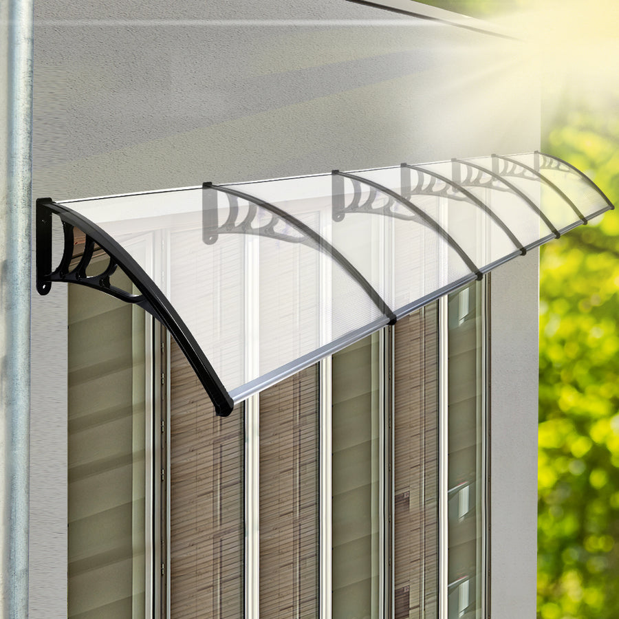 Mountview Window Door Awning Outdoor 1M X 6M Transparent 1x6M-2006733105112682502