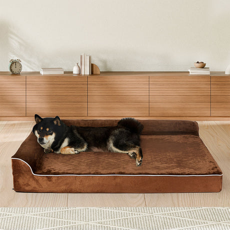 Pawz Orthopedic Dog Bed L Coffee-2018816791597420550