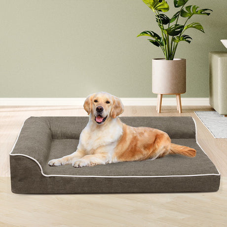 Pawz Orthopedic Dog Bed XL Coffee-2006732880738390022