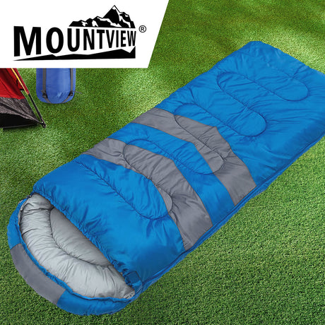 Mountview Single Sleeping Bag Bags Outdoor Blue-2006732920512974854