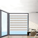 Marlow Blackout Zebra Roller Blind Curtains 180x210 Beige-2018816833234276358