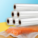 TOQUE 10x Vacuum Food Sealer Rolls Storage - Rear View