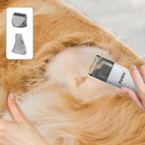 Pawz 2 Pcs Pet Trimmer Clipper Blades Set for Grooming - Rear View