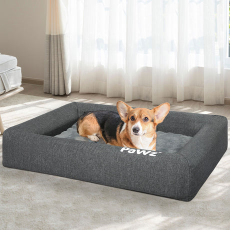 PaWz Memory Foam Pet Bed Calming Dog M Medium-2018816702921445382