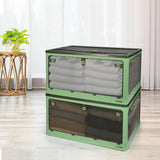 Storage Box Plastic Stackable Container L Green Large-2006733025555124230