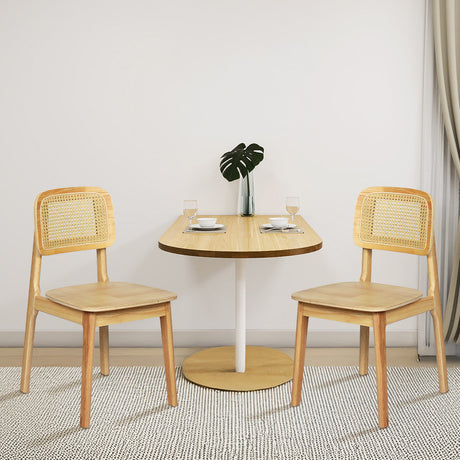Levede 2x Rattan Dining Chair Wooden Kitchen Chair-2018816846018514950