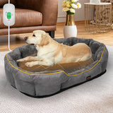 PaWz Electric Pet Heater Bed Heated XL Grey X-Large - Rear View