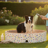 Pawz Dog Swimming Pool Foldable Pet Bath Portable 120cm - Rear View