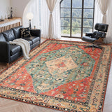 Marlow Floor Rug Vintage Polyester Washable Area Rugs-2011971111113330694