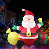 Santaco Inflatable Christmas Outdoor - Rear View