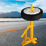 Manan Manual Tyre Changer Tire Changer Yellow - Rear View