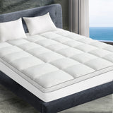 Dreamz Pillowtop Mattress Topper thickness 5cm - Rear View