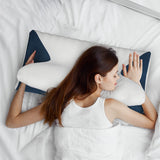 Dreamz Memory Foam Cervical Pillow Pain Relief - Rear View
